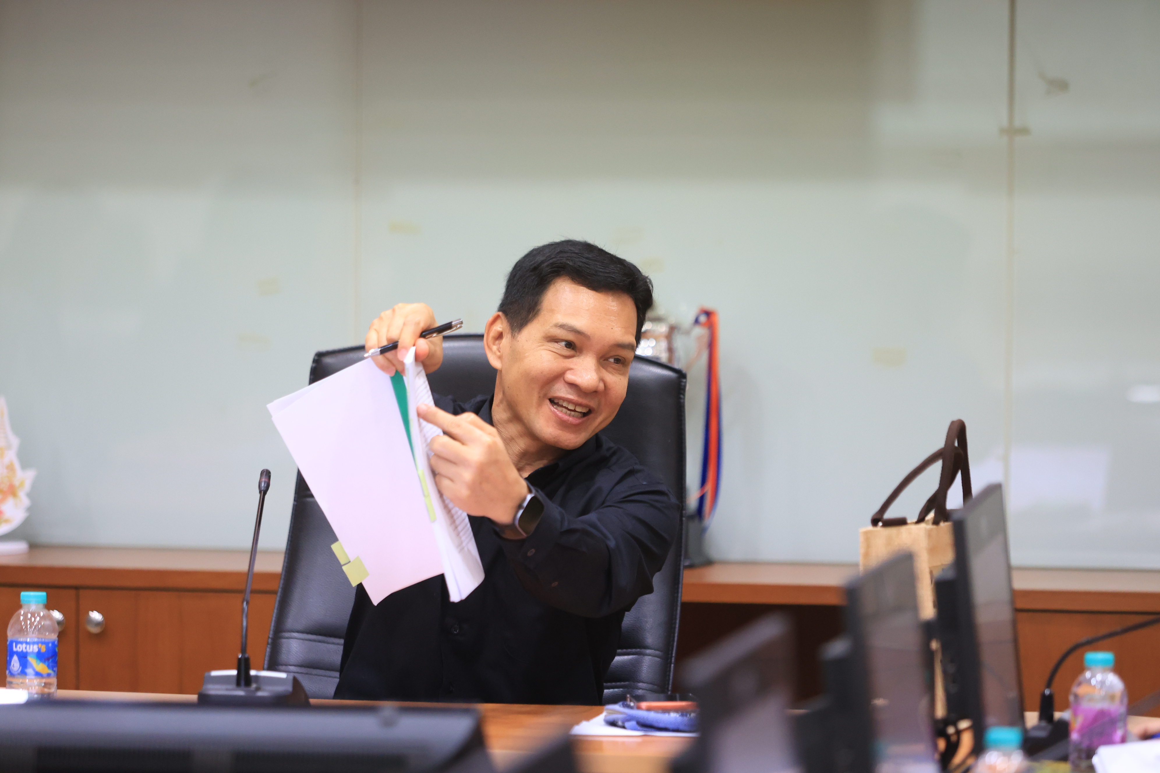 title - สำนักบริหารกองทุน ประชุมคณะทำงานบริหารความเสี่ยงและการควบคุมภายใน ประจำปีบัญชี 2569 ครั้งที่ 2/2568